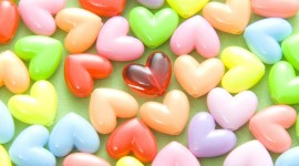Colorful Hearts Best Wallpaper