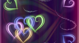Colorful Hearts Image Download