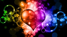 Colorful Hearts Wallpaper 1080p