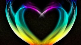Colorful Hearts Wallpaper Free