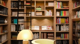 Home Library Wallpaper For IPhone