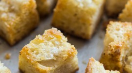 Homemade Croutons With Garlic Wallpaper For IPhone 6
