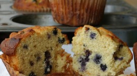 Muffins With Blueberries Wallpaper Download Free
