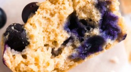 Muffins With Blueberries Wallpaper For IPhone