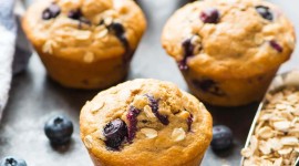 Muffins With Blueberries Wallpaper For IPhone Free