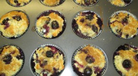 Muffins With Blueberries Wallpaper Gallery