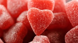 Candied Hearts Desktop Wallpaper For PC