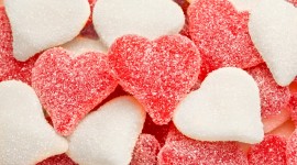 Candied Hearts Wallpaper Free