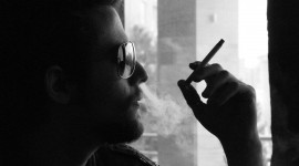 Man Smoking Desktop Wallpaper
