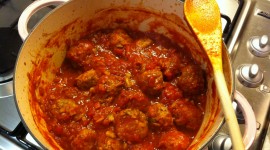 Meatballs In Tomato Sauce Wallpaper Download Free