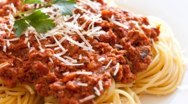 Pasta With Meat Wallpaper For IPhone Free