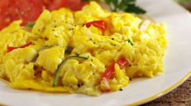 Scrambled Eggs In Tomatoes High Quality Wallpaper