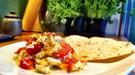 Scrambled Eggs In Tomatoes Wallpaper For PC