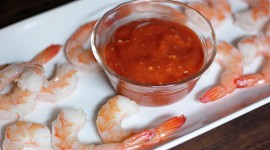 Shrimp In Sauce Wallpaper Background