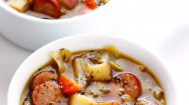 Soup With Sausages Wallpaper For IPhone 6 Download