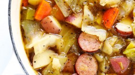 Soup With Sausages Wallpaper For IPhone 7