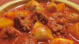 Stew With Potatoes And Sausages Wallpaper For IPhone