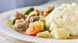 Stew With Potatoes And Sausages Wallpaper For IPhone Free
