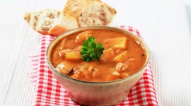 Stew With Potatoes And Sausages Wallpaper High Definition