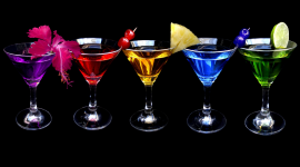 4K Colorful Cocktails Photo Download