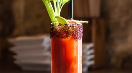 Bloody Mary Drink Wallpaper For IPhone