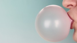Bubbles Of Chewing Gum Wallpaper Download Free