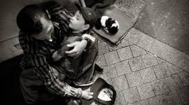 Child And Poverty Photo