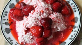 Cottage Cheese With Jam Photo