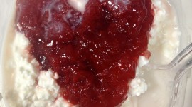 Cottage Cheese With Jam Wallpaper For Android
