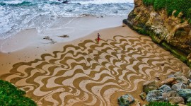 Drawing Pictures In The Sand Wallpaper Gallery