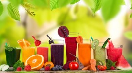 Fruit Drink Desktop Wallpaper