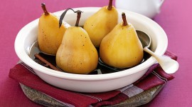 Pears In Syrup Wallpaper Background
