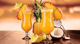 Pineapple Cocktails Best Wallpaper