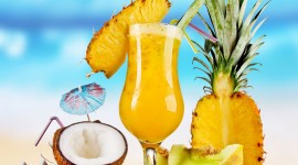 Pineapple Cocktails Wallpaper For Desktop
