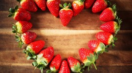 Strawberry Heart Photo