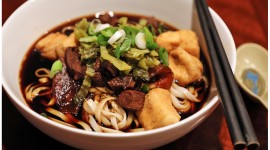 Beef Soup With Noodles Wallpaper