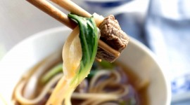 Beef Soup With Noodles Wallpaper For Mobile#1