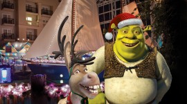 Donkey's Christmas Shrektacular Wallpaper HQ