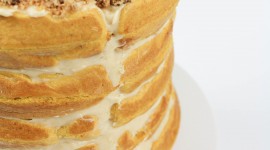 Waffle Cake Wallpaper For IPhone