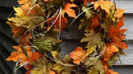 Autumn Leaves Decor Wallpaper For Mobile#2