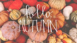 Hello Autumn Desktop Wallpaper
