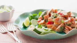 Salad With Salmon Photo#1