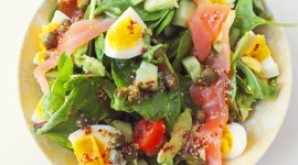 Salad With Salmon Wallpaper Gallery