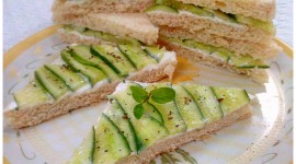 Sandwiches With Cucumbers Wallpaper