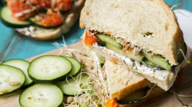 Sandwiches With Cucumbers Wallpaper For Android