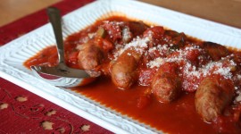 Sausages With Sauce Wallpaper Download Free