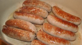 Sausages With Sauce Wallpaper Full HD