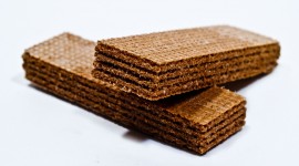 Wafers In Chocolate Wallpaper HD