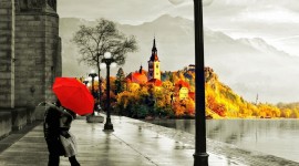 Autumn Love Story Desktop Wallpaper