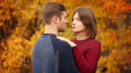 Autumn Love Story Wallpaper Download